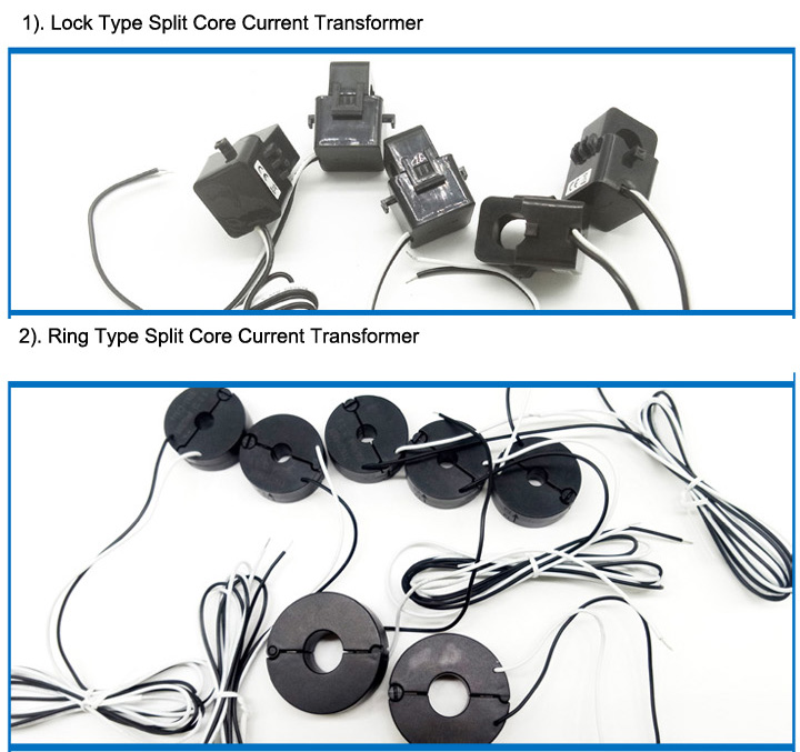 split core current transformer size window diameter